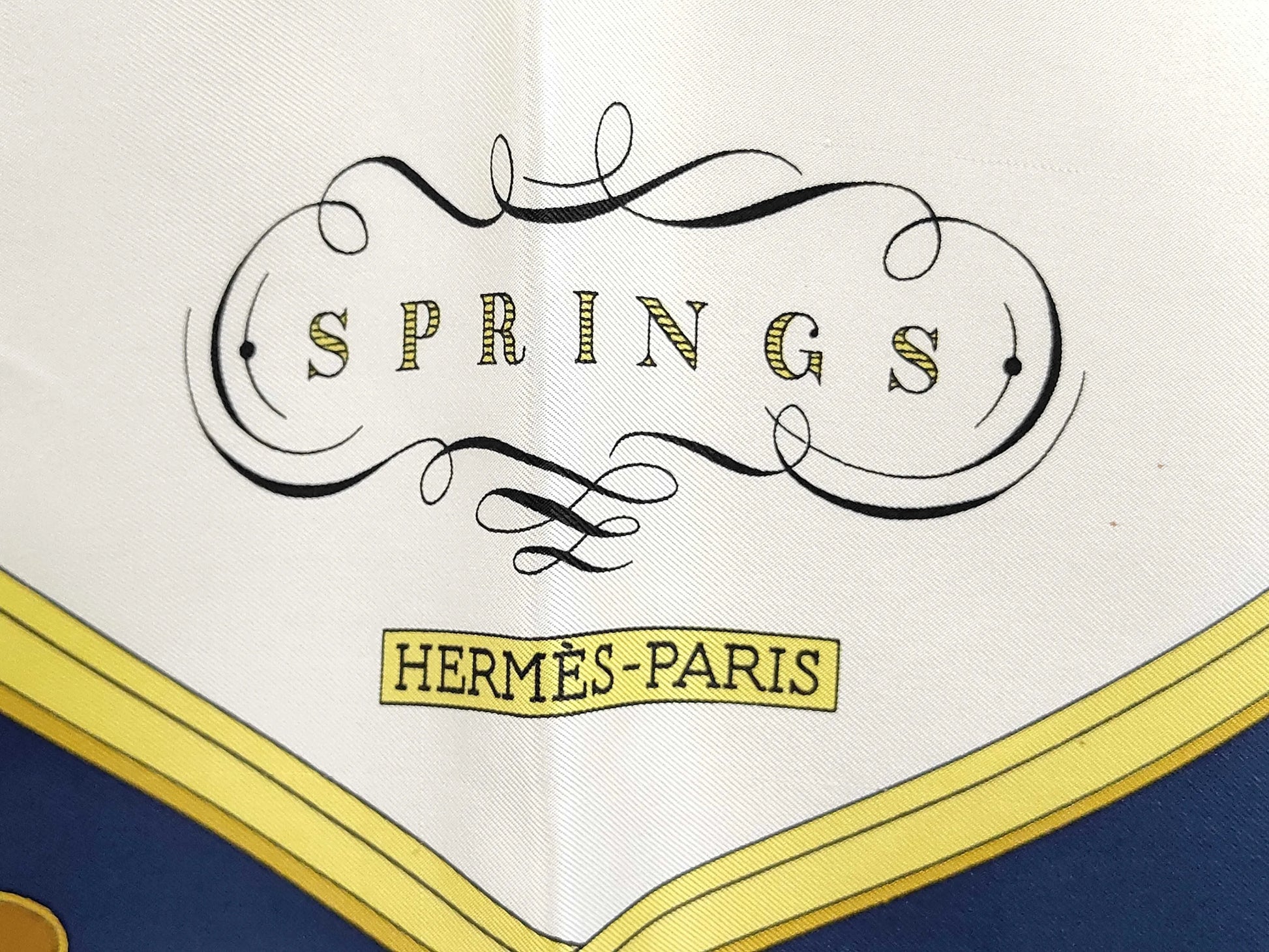 Hermes Carré 90 Silk multicolor, Multicolour, Silk, Scarf