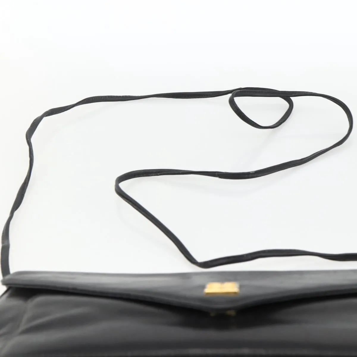 Givenchy Vintage 4G Leather, Black, Leather, Shoulder Bag