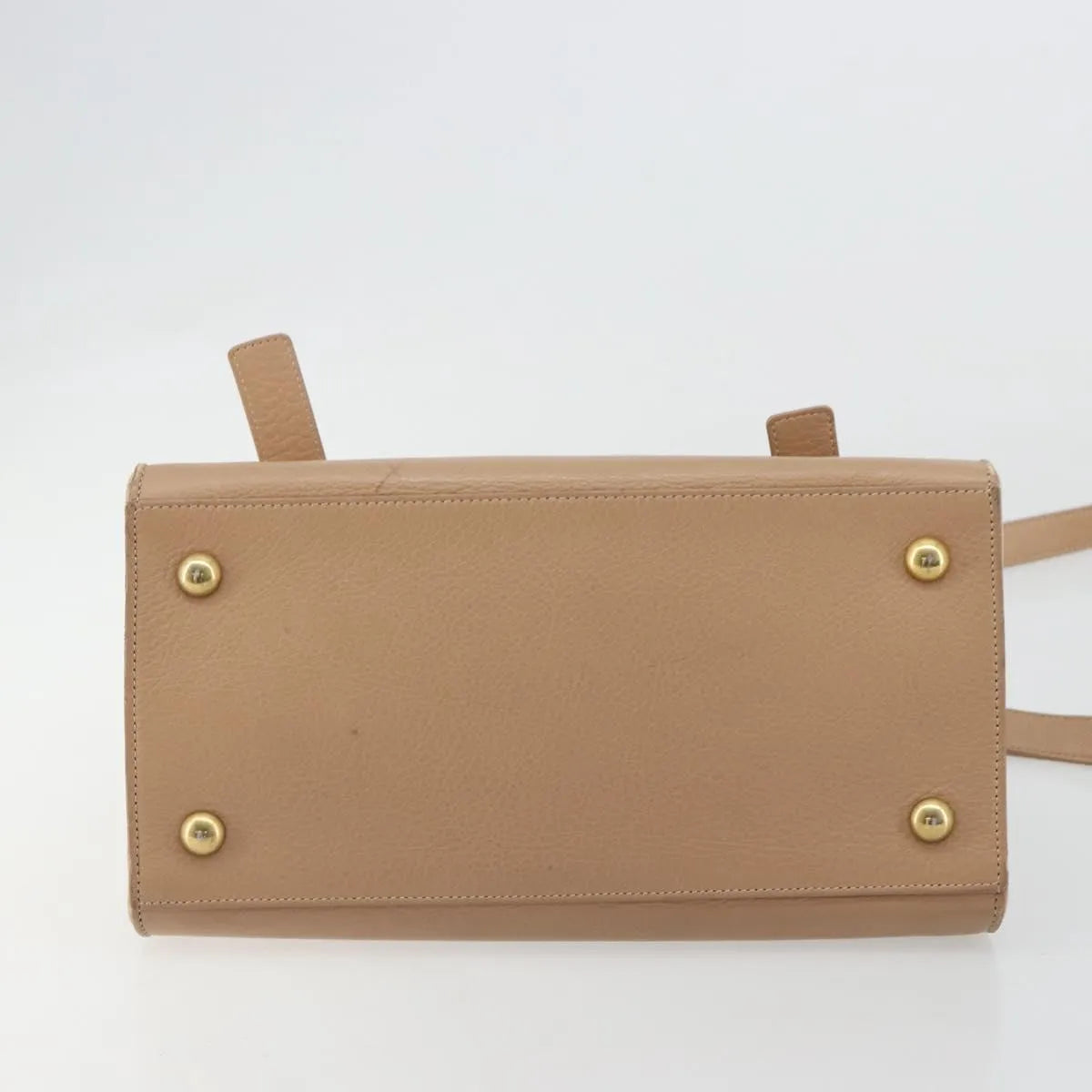 Saint Laurent Muse Two Leather, Beige, Leather, Handbag