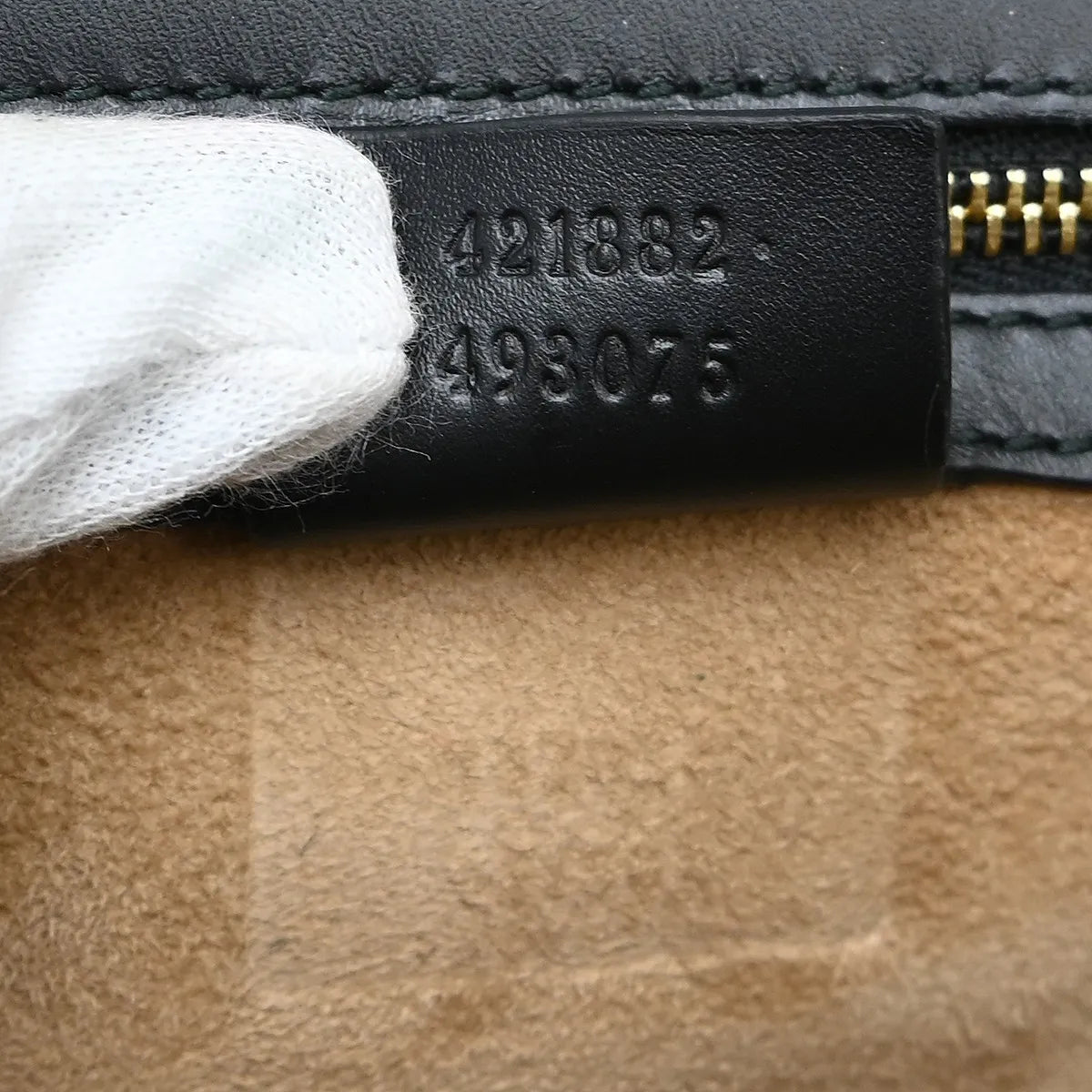 Gucci Sylvie Chain Leather, Black, Leather, Shoulder Bag