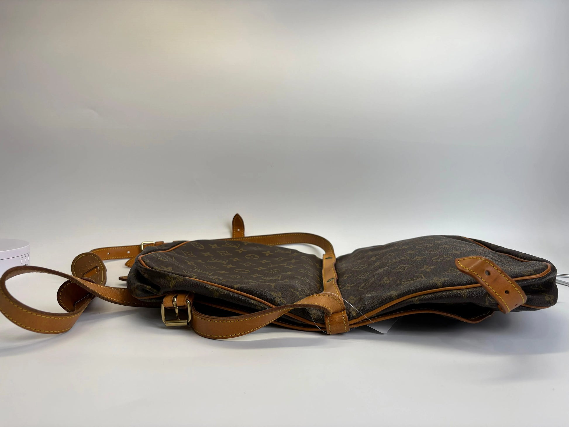 Louis Vuitton Saumur Monogram Canvas, Brown, Canvas, Shoulder Bag