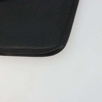 Christian Dior Vintage Chain Flap Leather, Black, Leather, Shoulder Bag