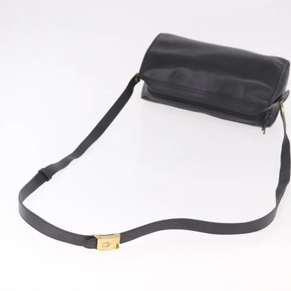 Christian Dior Vintage Leather, Black, Leather, Shoulder Bag