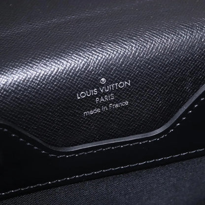 Louis Vuitton Robusto Taiga, Black, Leather, Briefcase