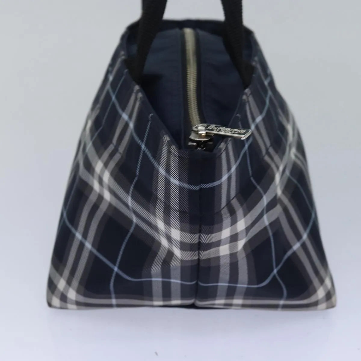 Burberry Nova Check Blue Label Nylon, Navy, Nylon, Handbag