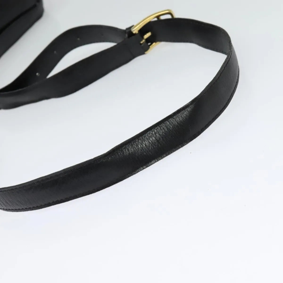 Celine Vintage Leather, Black, Leather, Shoulder Bag