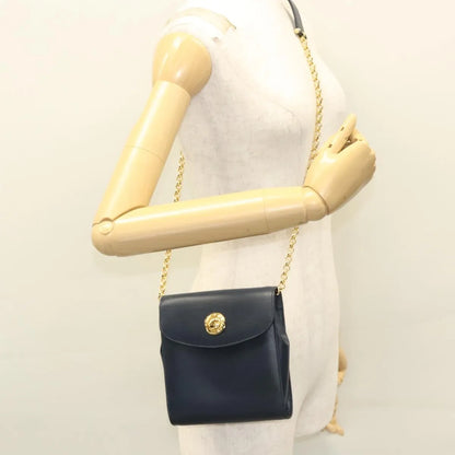 Chloe Vintage Leather, Navy, Leather, Shoulder Bag