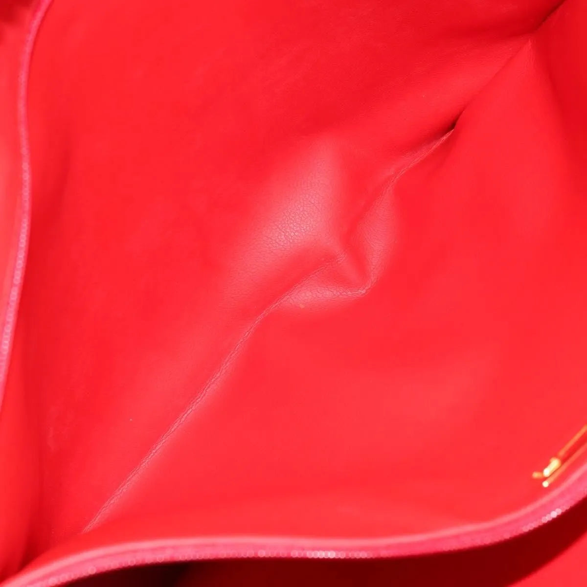Christian Dior Vintage Tote Leather, Red, Leather, Tote Bag