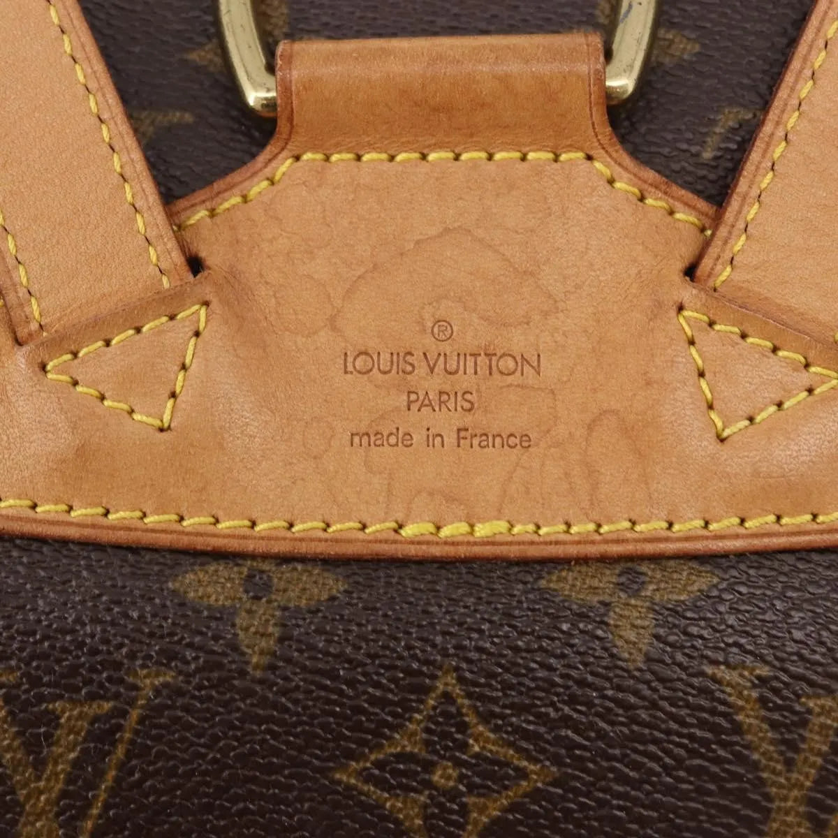 Louis Vuitton Montsouris Monogram, Brown, Canvas, Backpack