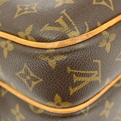 Louis Vuitton Reporter Monogram Canvas, Brown, Canvas, Shoulder Bag