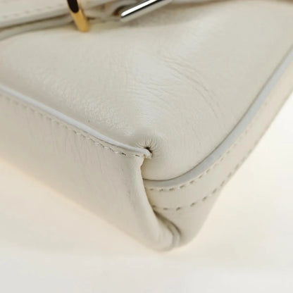 Givenchy Voyou Leather, White, Leather, Shoulder Bag