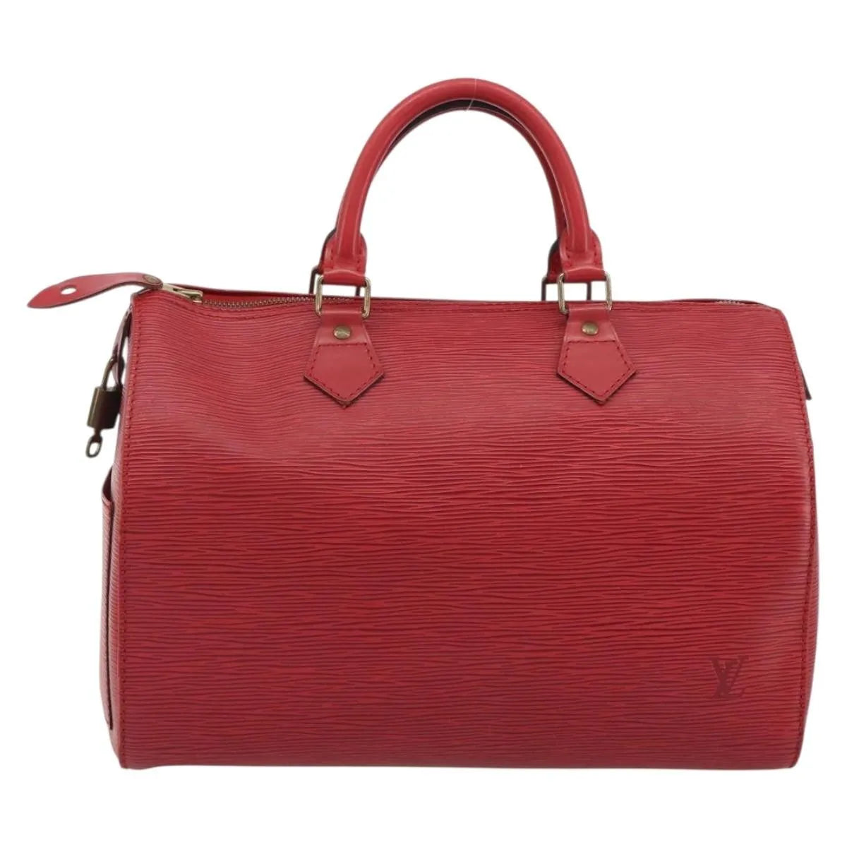 Louis Vuitton Speedy Epi Leather, Red, Leather, Handbag