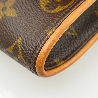 Louis Vuitton Twin Monogram Canvas, Brown, Canvas, Clutch
