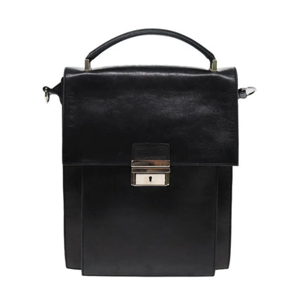 Fendi Vintage Leather, Black, Leather, Handbag