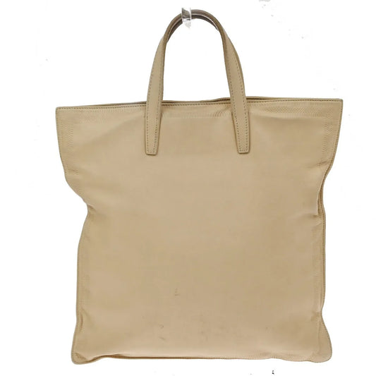 Loewe Vintage Leather, Beige, Leather, Tote Bag