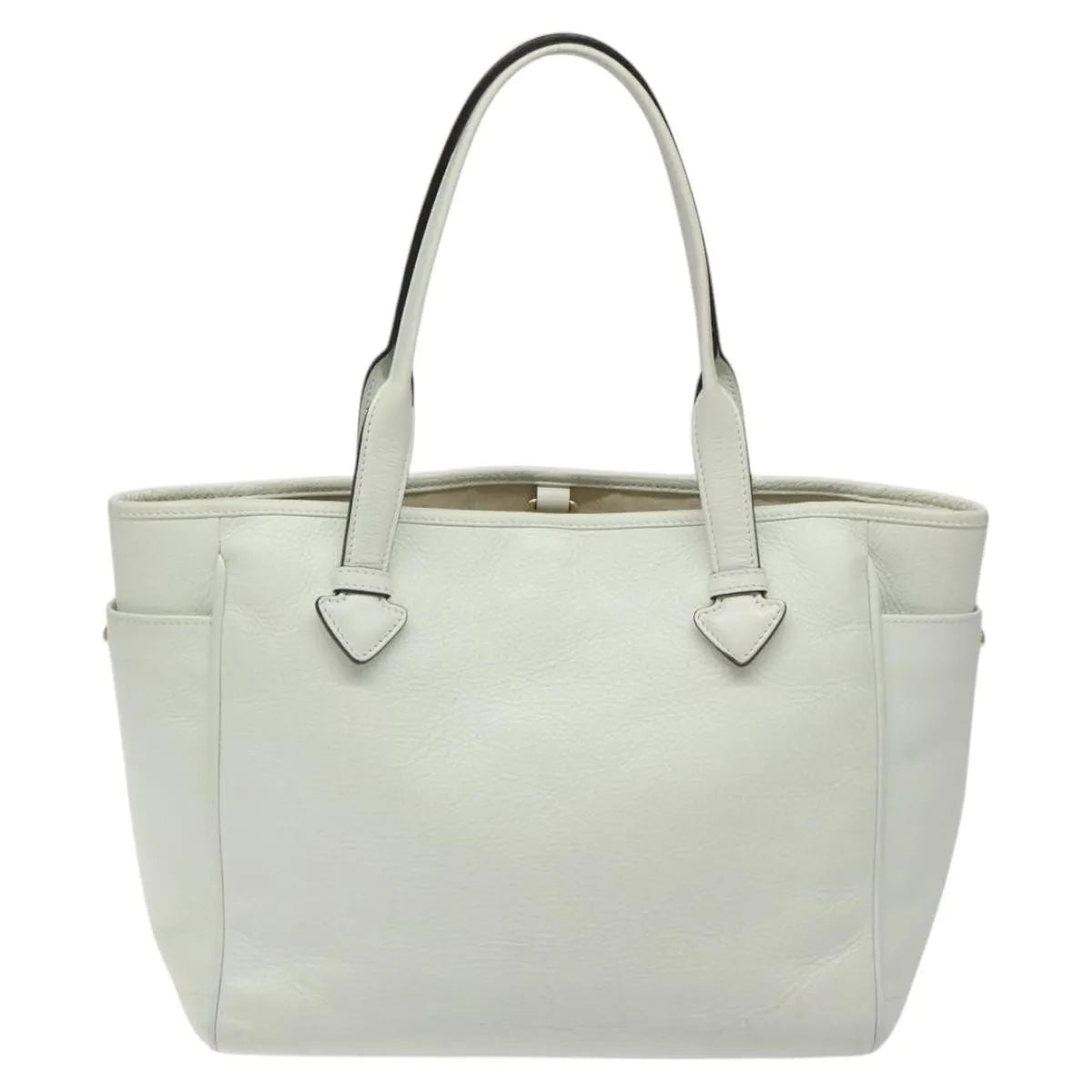 Loewe Heritage Tote Leather, White, Leather, Tote Bag