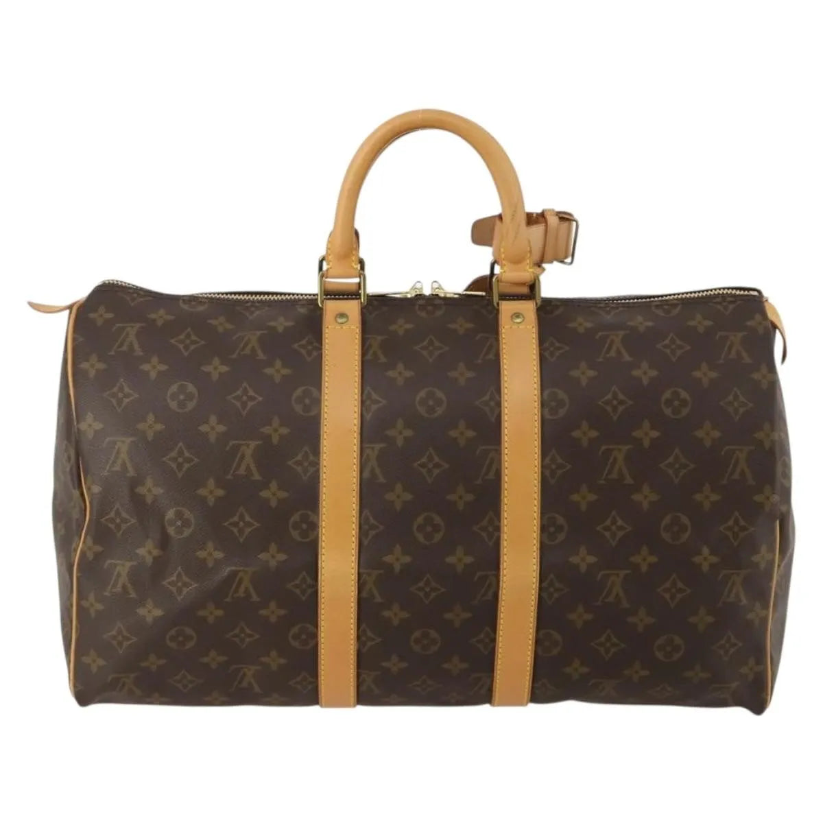 Louis Vuitton Keepall Monogram Canvas, Brown, Canvas, Travel Bag