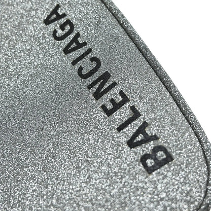 Balenciaga Triangle Leather, Silver, Leather, Handbag