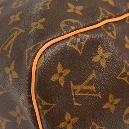 Louis Vuitton Keepall Monogram Canvas, Brown, Canvas, Travel Bag