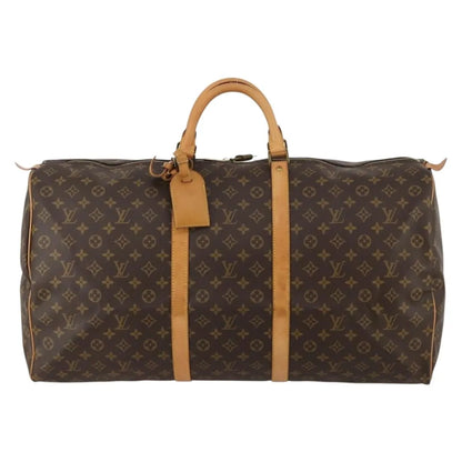 Louis Vuitton Keepall Monogram Canvas, Brown, Canvas, Travel Bag