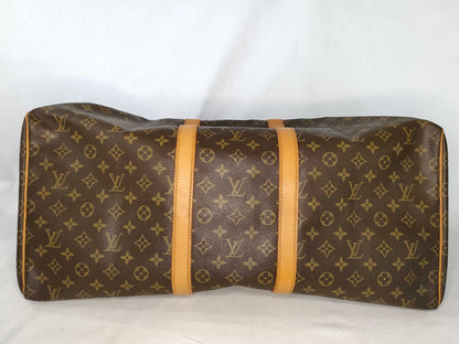 Louis Vuitton Keepall Monogram Canvas, Brown, Canvas, Travel Bag