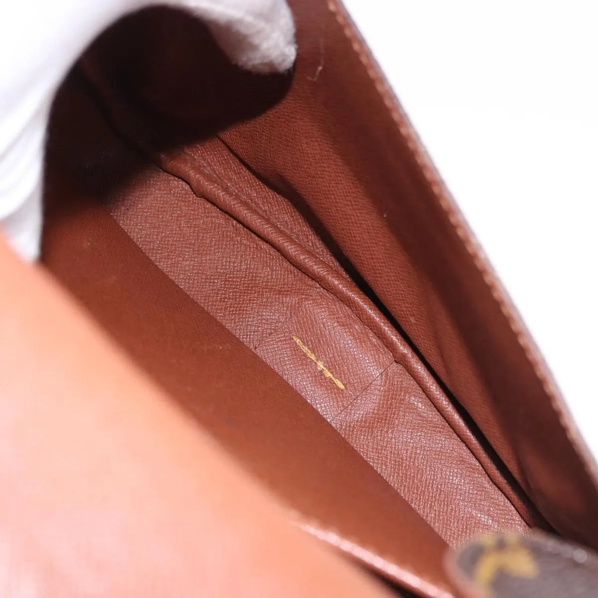 Louis Vuitton Cartouchiere Monogram, Brown, Canvas, Shoulder Bag