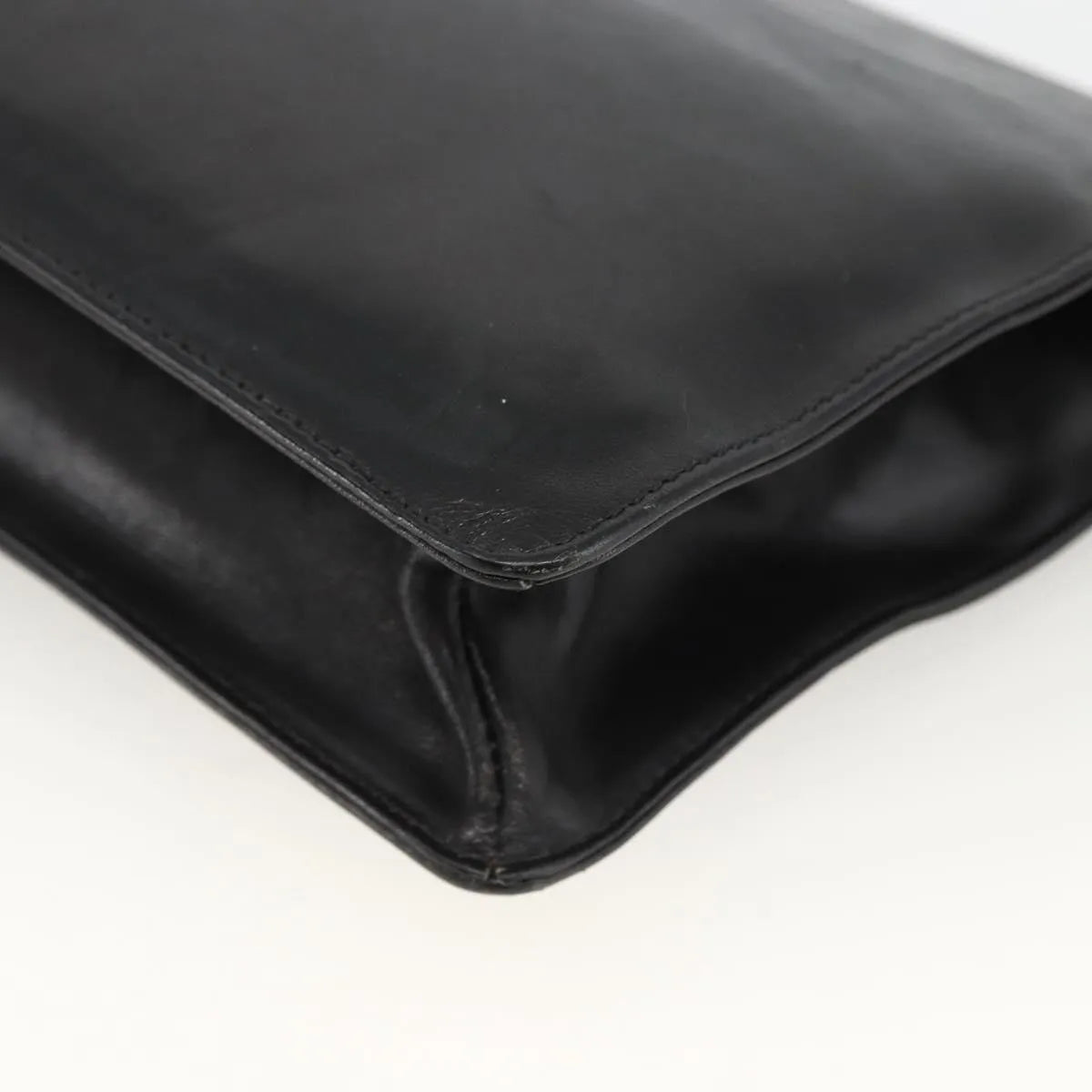 Givenchy Vintage 4G Leather, Black, Leather, Shoulder Bag