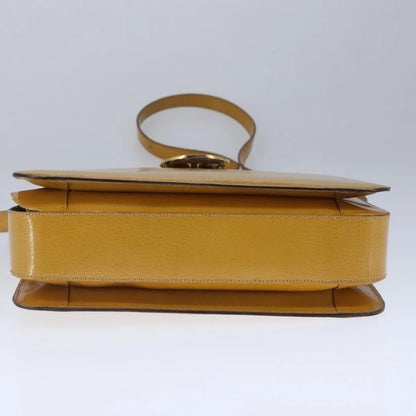 Celine Shoulder bag circle logo Patent leather, Camel, Patent Leather, Shoulder Bag