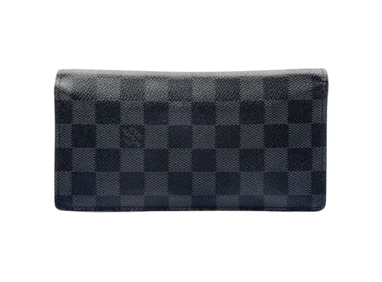 Louis Vuitton Long Damier, Gray, Canvas, Wallet