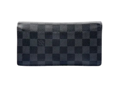 Louis Vuitton Long Damier, Gray, Canvas, Wallet