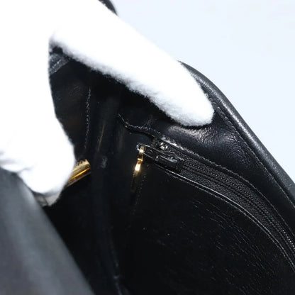 Christian Dior Vintage Leather, Black, Leather, Shoulder Bag