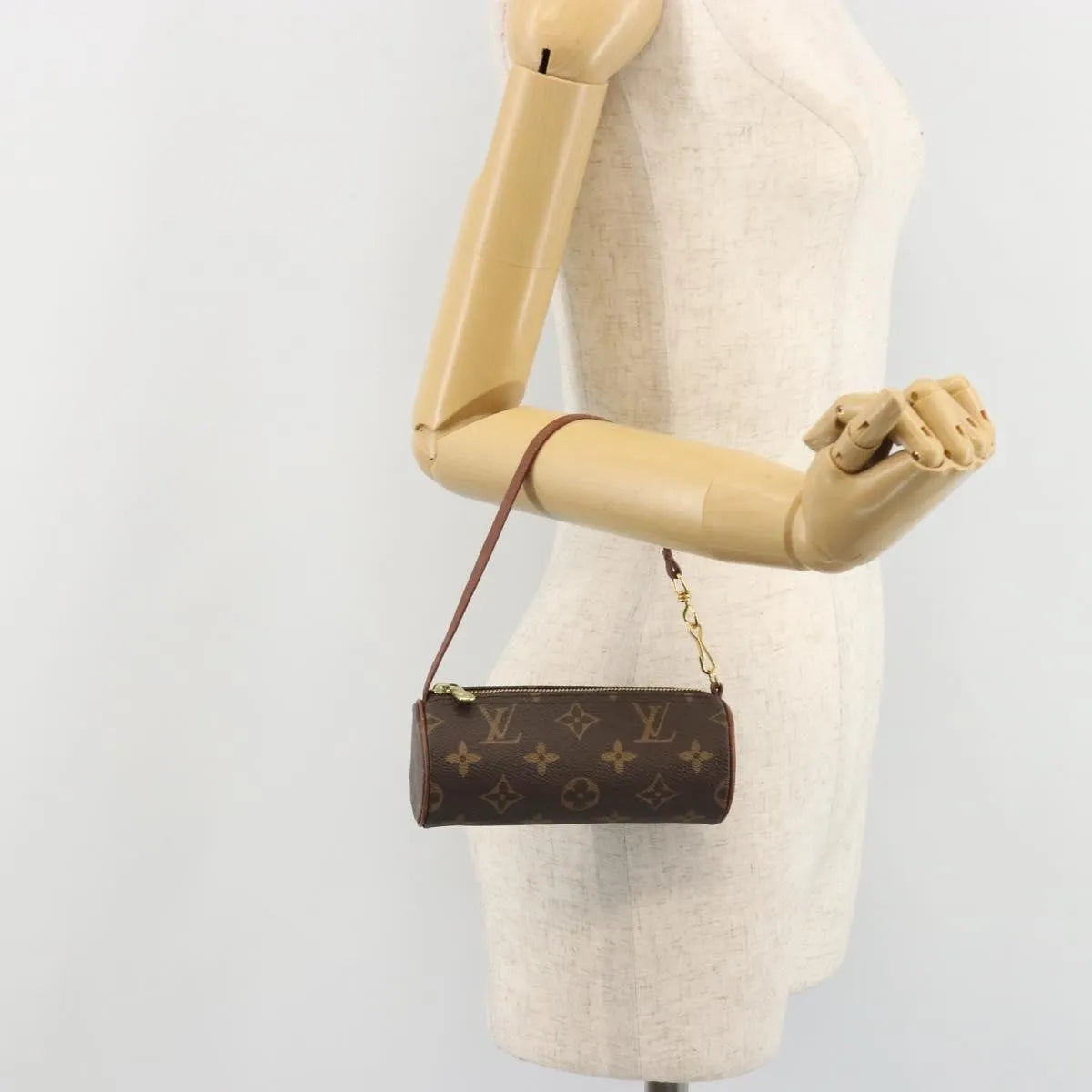 Louis Vuitton Papillon Pochette Monogram Canvas, Brown, Canvas, Clutch