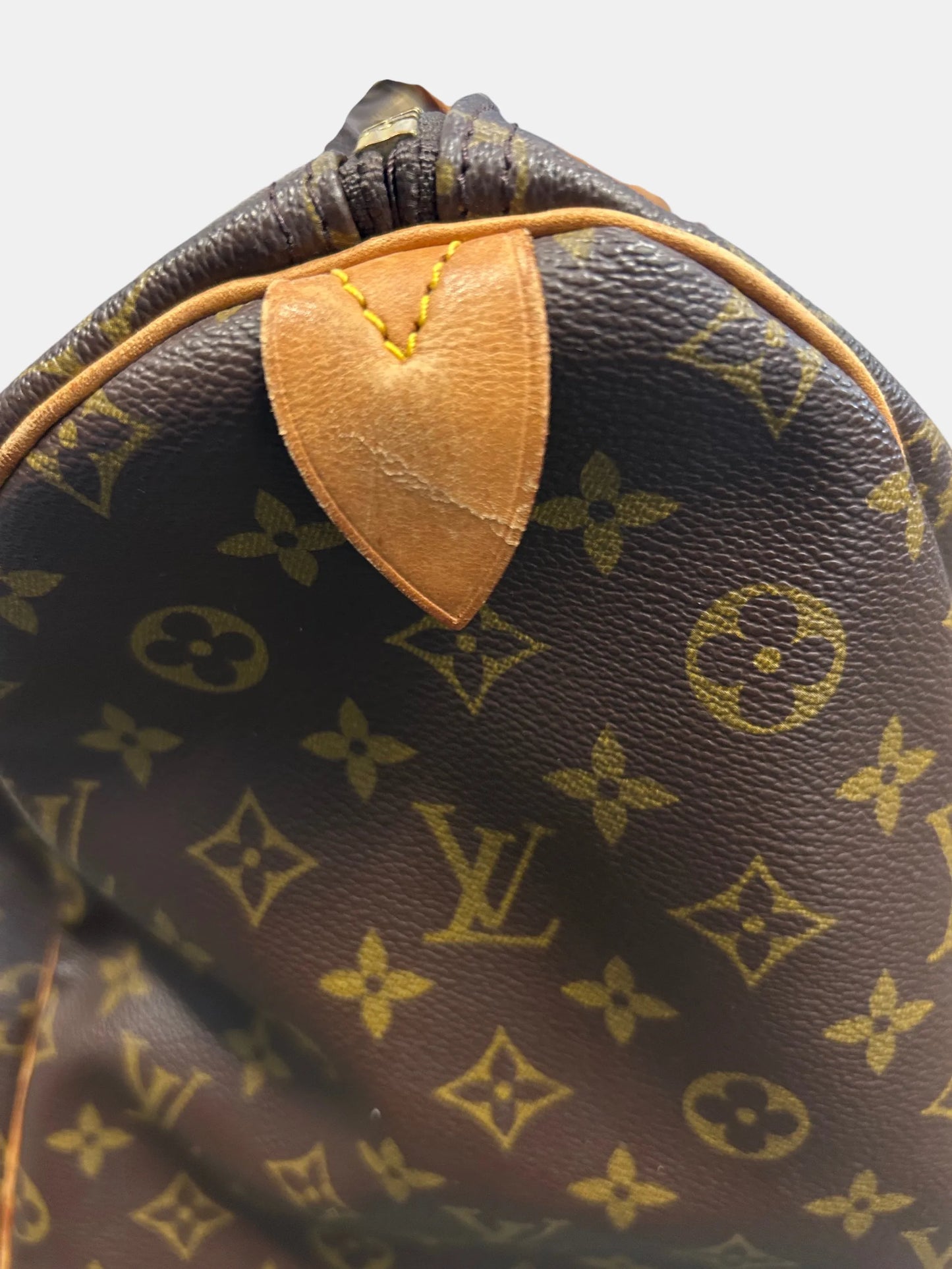 Louis Vuitton Keepall Monogram Canvas, Brown, Canvas, Travel Bag