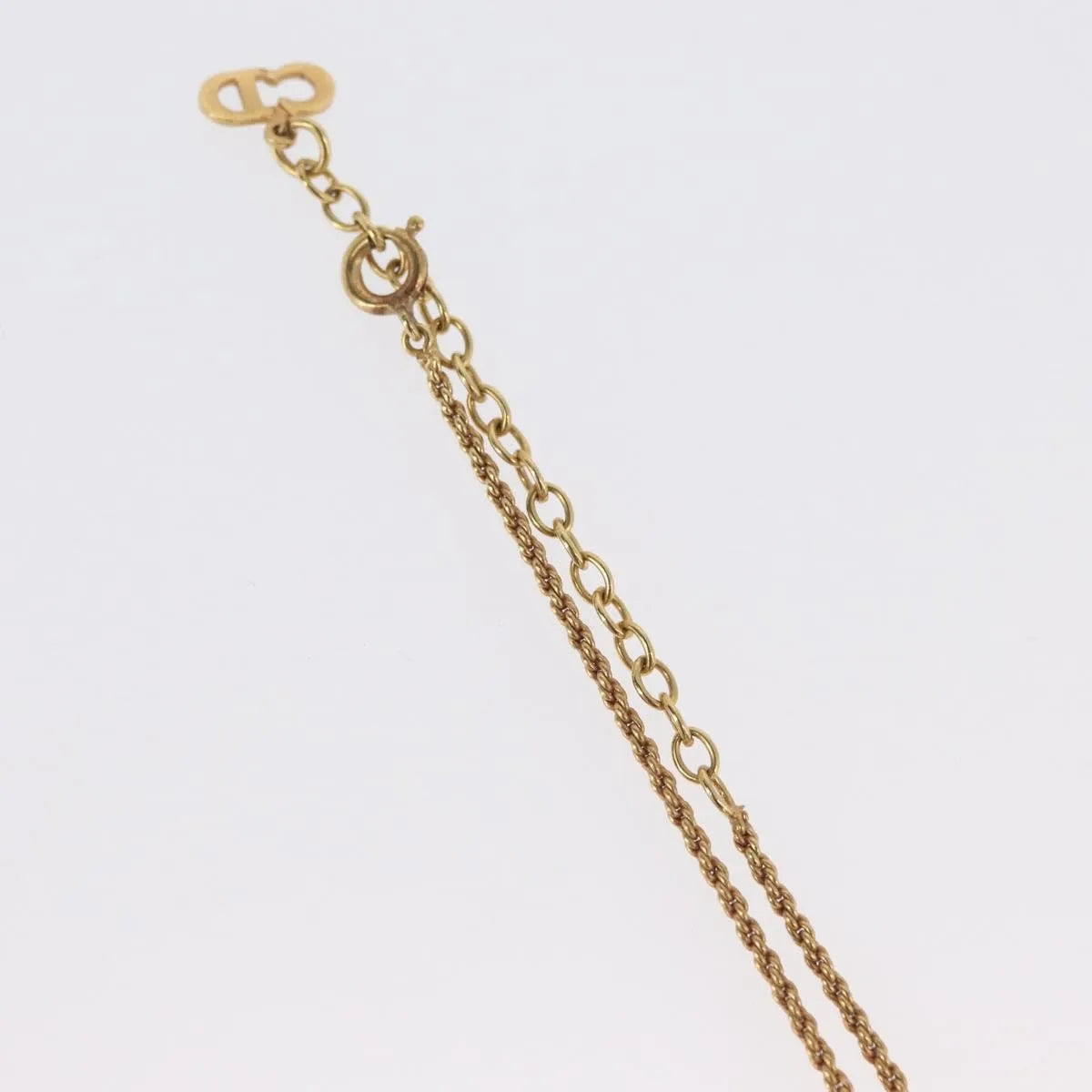 Christian Dior CD Pendant Gold-plated, Gold, Gold Plated, Necklace
