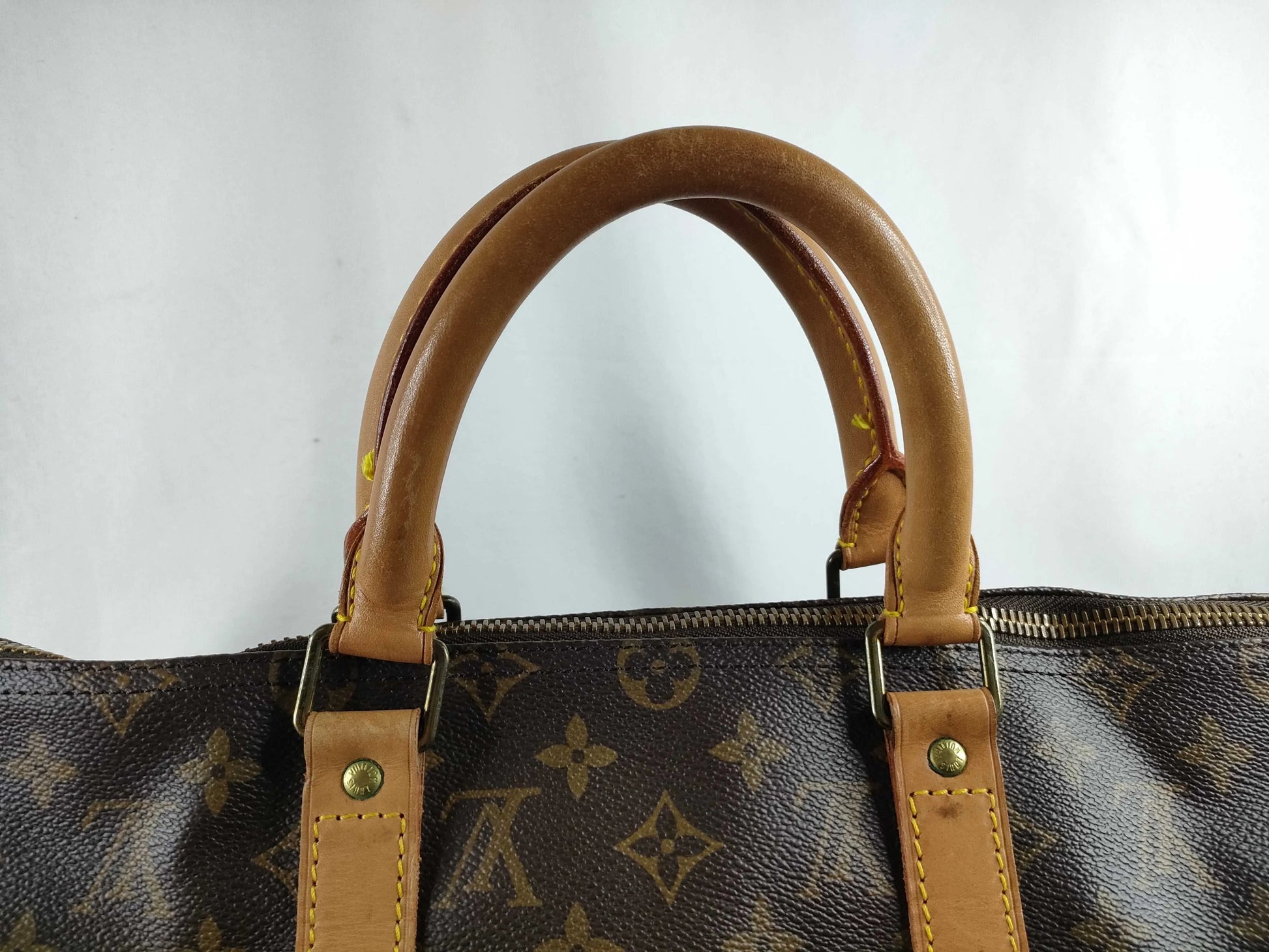 Louis Vuitton Keepall Monogram Canvas, Brown, Canvas, Travel Bag