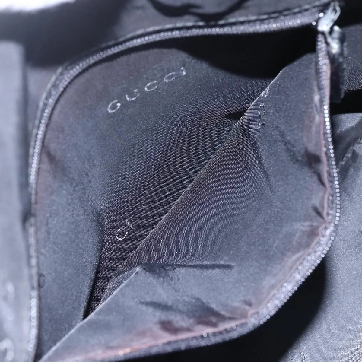 Gucci Vintage GG Canvas, Black, Canvas, Shoulder Bag