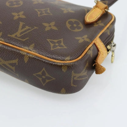 Louis Vuitton Pochette Marly Bandouliere Monogram Canvas, Brown, Canvas, Clutch