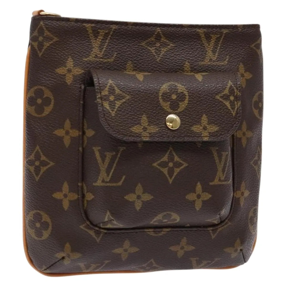 Louis Vuitton Partition Wristlet Clutch Monogram Canvas, Brown, Canvas, Clutch