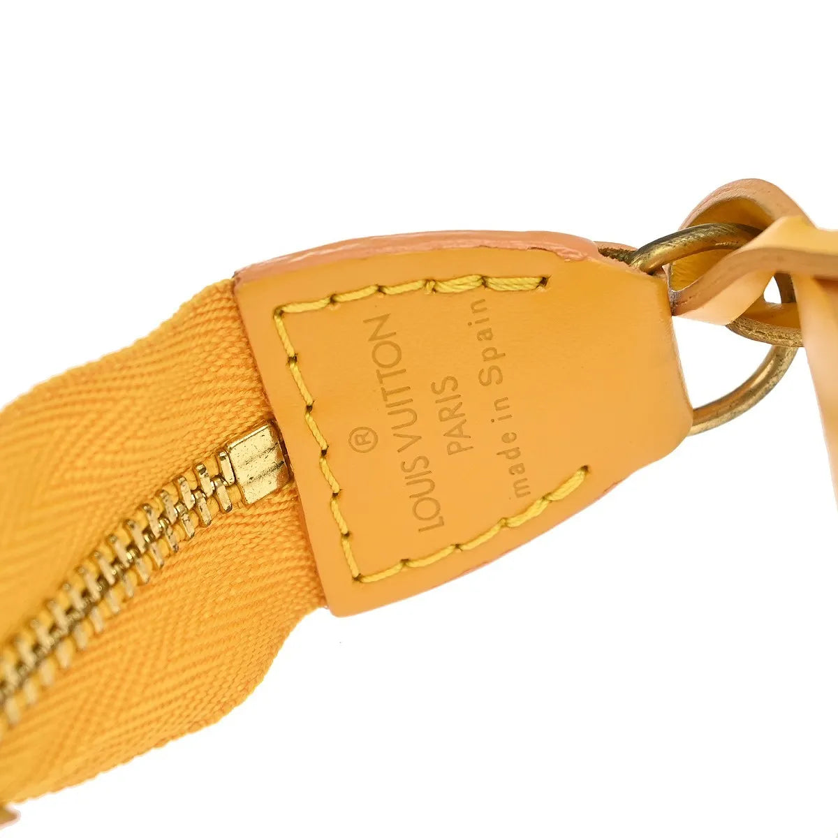 Louis Vuitton Pochette Accessoires NM Epi Leather, Yellow, Leather, Clutch