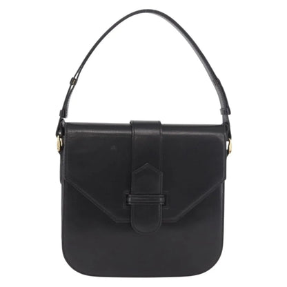 Saint Laurent Vintage Leather, Black, Leather, Handbag