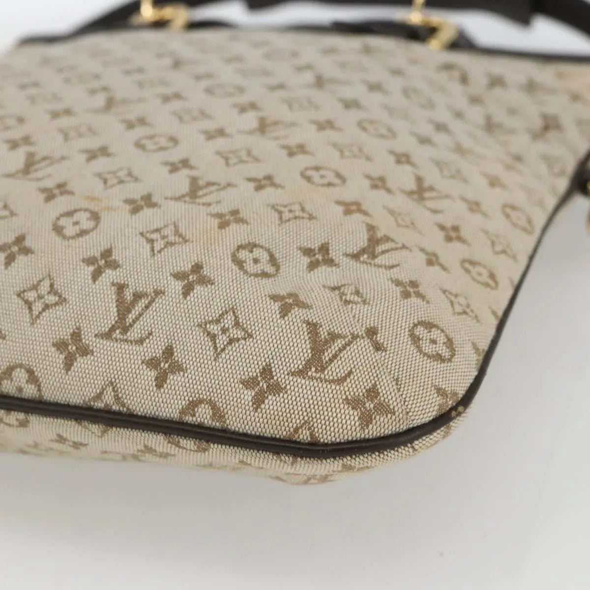 Louis Vuitton Francoise Mini lin, Khaki, Canvas, Tote Bag