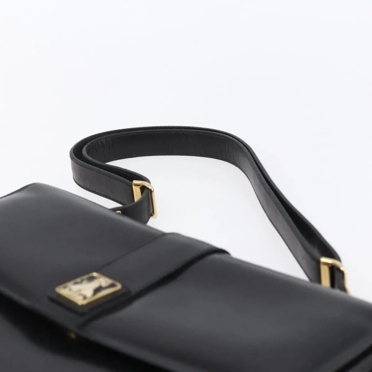 Burberry Nova Check Shoulder Bag Leather, Black, Leather, Shoulder Bag
