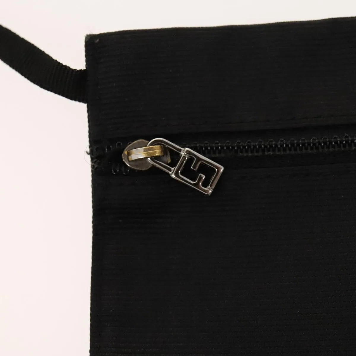Fendi Vintage Nylon, Black, Nylon, Shoulder Bag