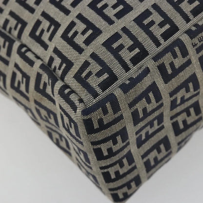 Fendi Vintage Tote Zucchino Canvas, Navy, Canvas, Tote Bag