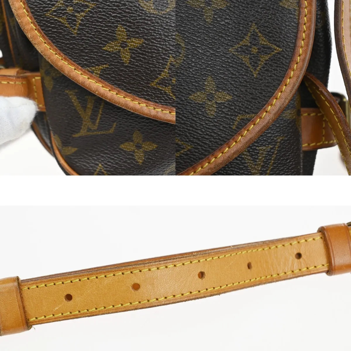 Louis Vuitton Saumur Monogram Canvas, Brown, Canvas, Shoulder Bag