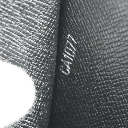 Louis Vuitton Selenga Pochette Taiga Leather, Black, Leather, Clutch