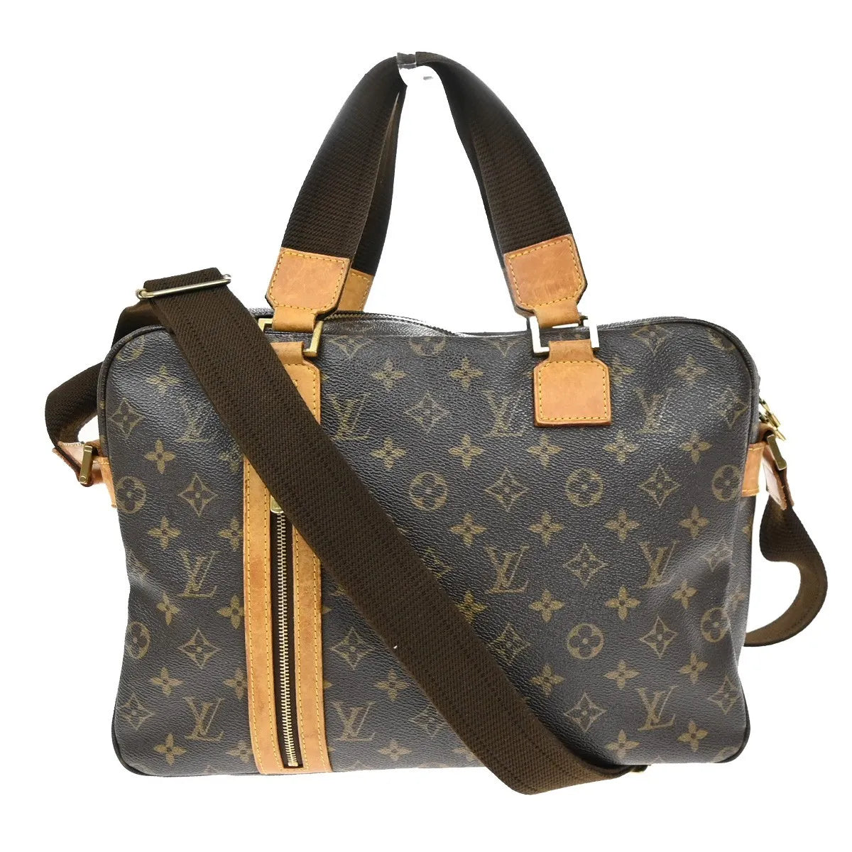 Louis Vuitton Sac Bosphore Monogram Canvas, Brown, Leather, Briefcase