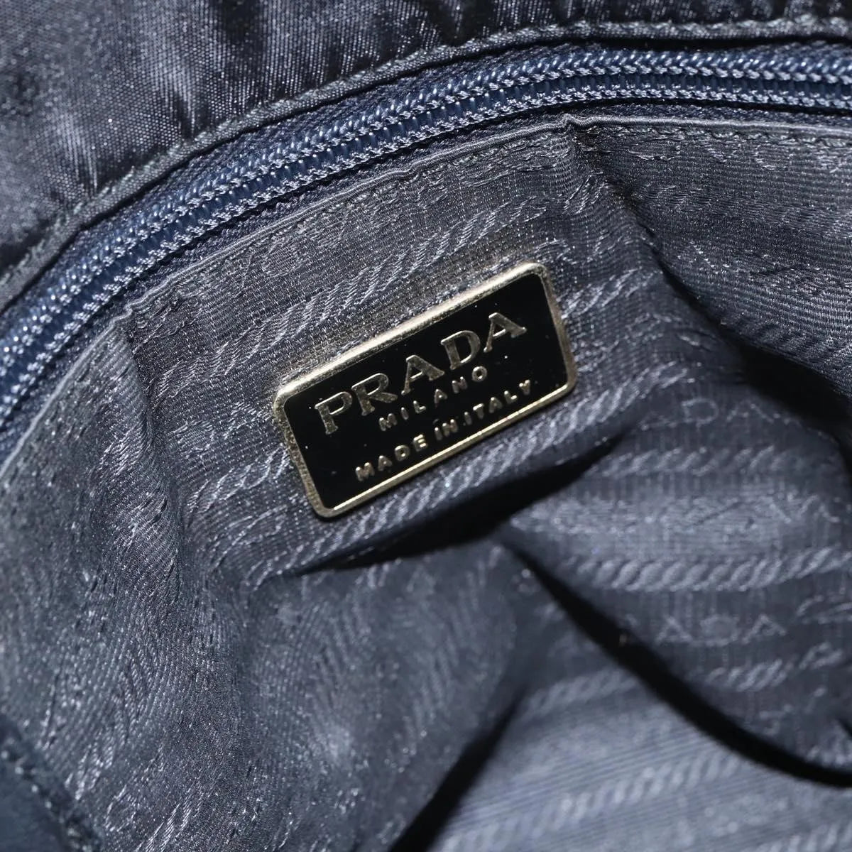 Prada Shoulder Leather, Black, Leather, Shoulder Bag
