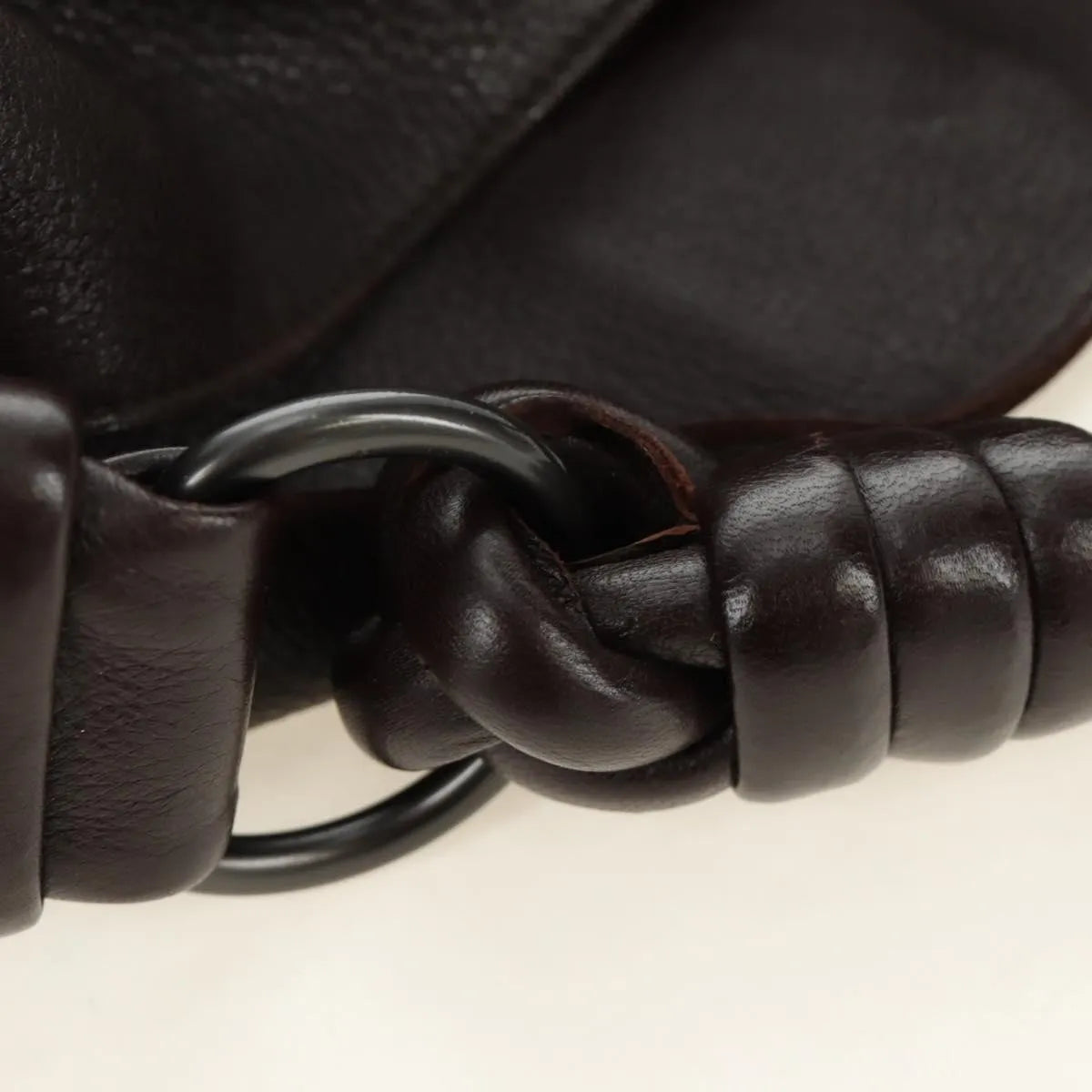 Bottega Veneta Cocker Hobo Leather, Brown, Leather, Handbag
