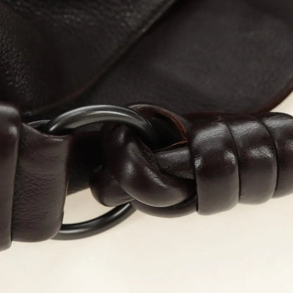 Bottega Veneta Cocker Hobo Leather, Brown, Leather, Handbag